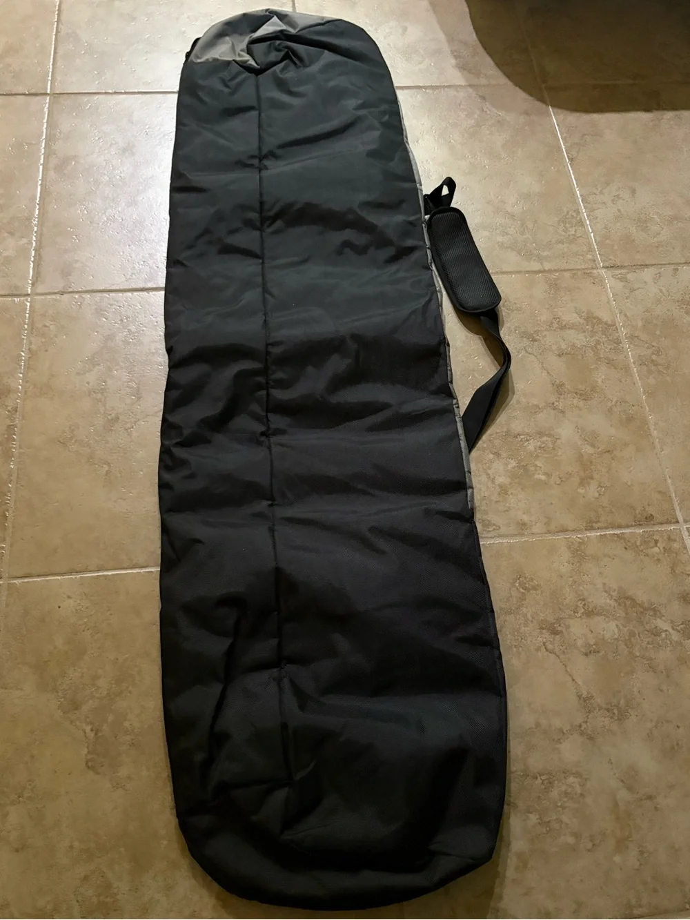 DAUSROOB Snowboard Travel Bag Outdoors Insulated Carry Bag W/strap Black/gray
